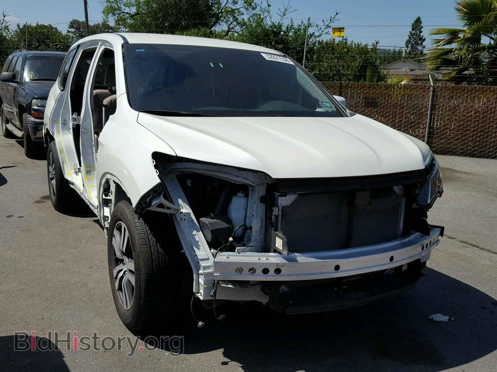 Photo 5FNYF6H48GB108423 - HONDA PILOT EX 2016