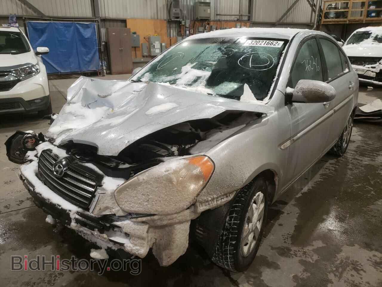 2007 HYUNDAI ACCENT - VIN: KMHCN45C07U071321 - Фото 2