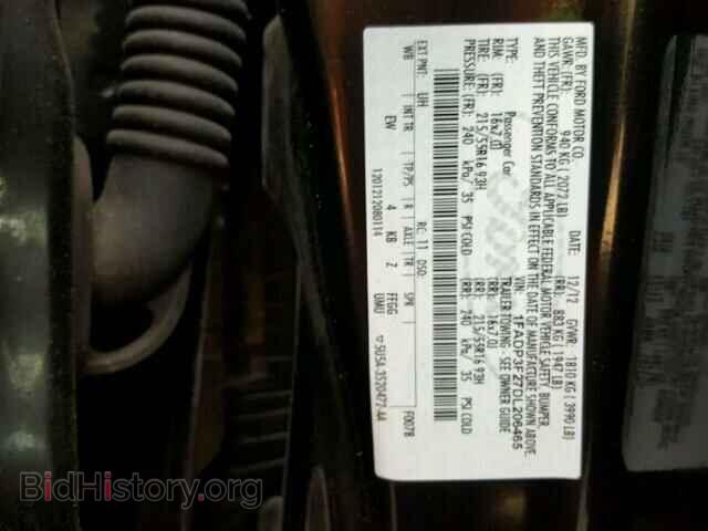 2013 FORD FOCUS - VIN: 1FADP3F27DL206465 - Фото 10