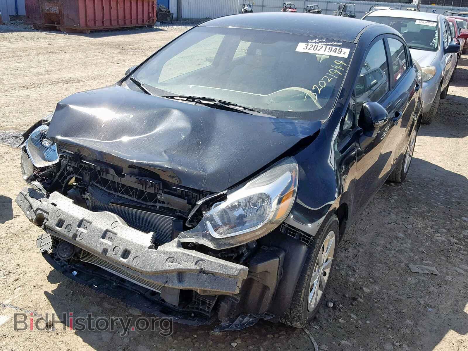 2013 KIA RIO - VIN: KNADM4A32D6183777 - Фото 2