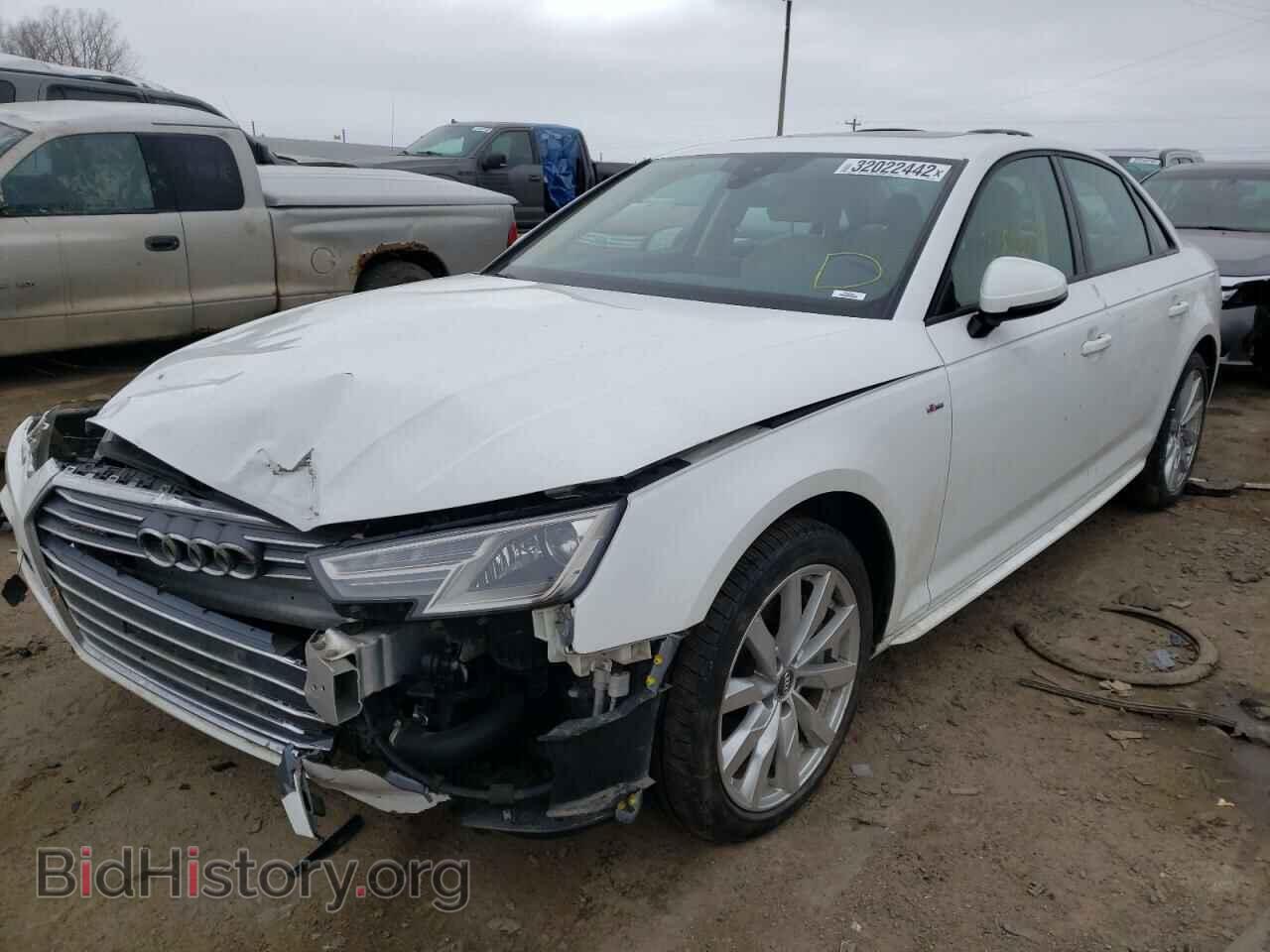 2018 AUDI A4 - VIN: WAUDNAF44JA076736 - Фото 2