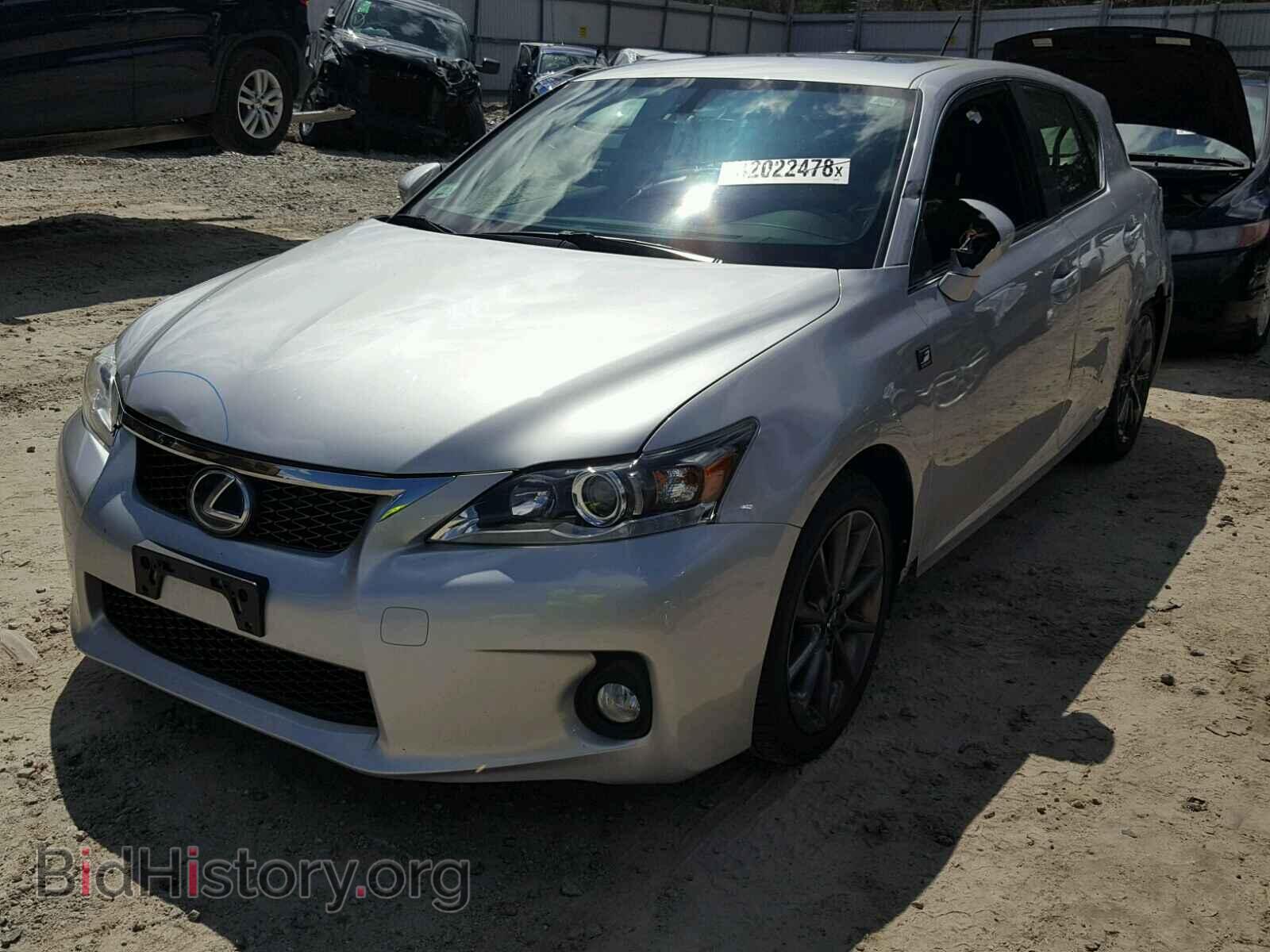 2012 LEXUS CT 200 - VIN: JTHKD5BH4C2101370 - Фото 2