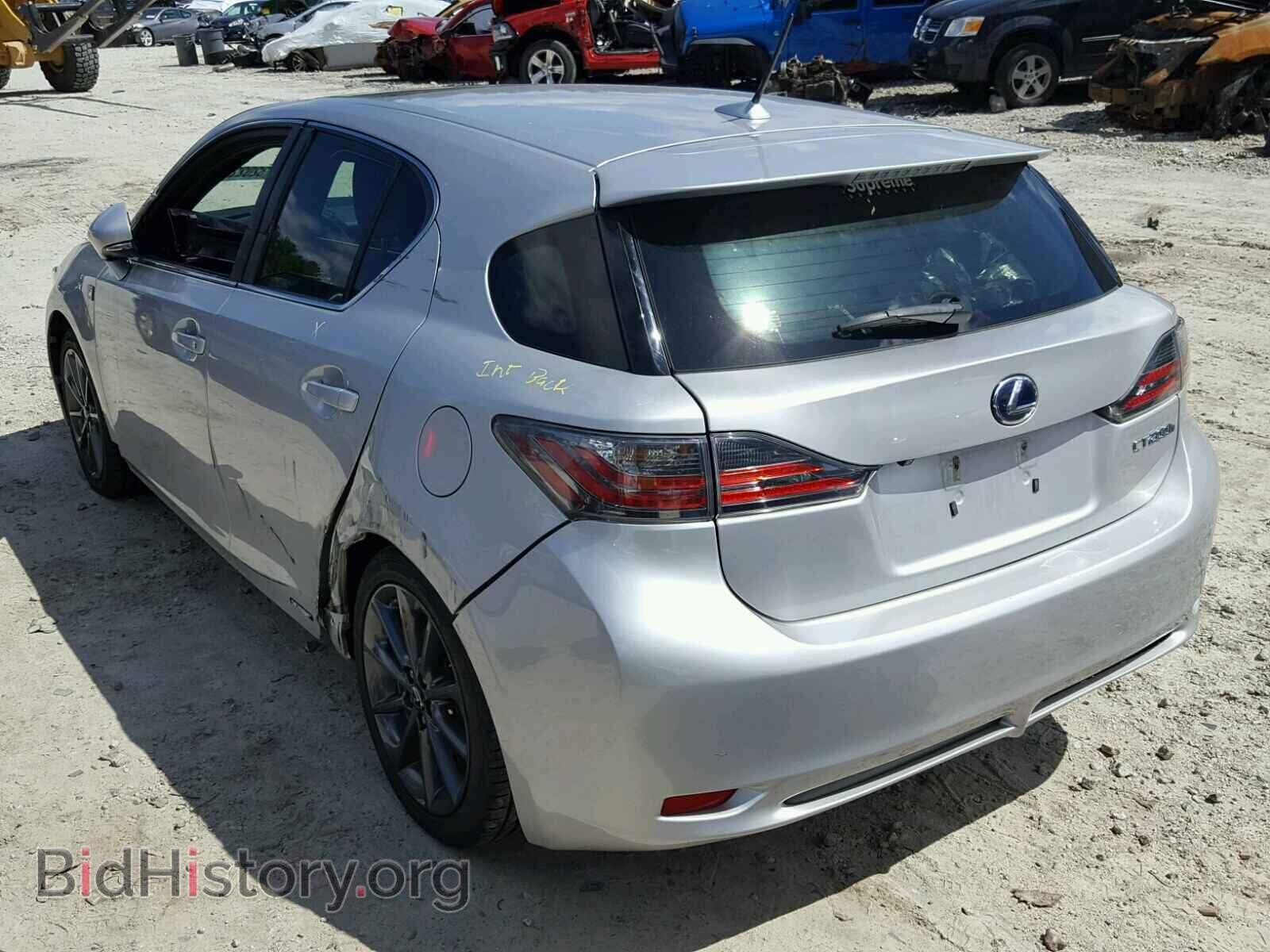 2012 LEXUS CT 200 - VIN: JTHKD5BH4C2101370 - Фото 3
