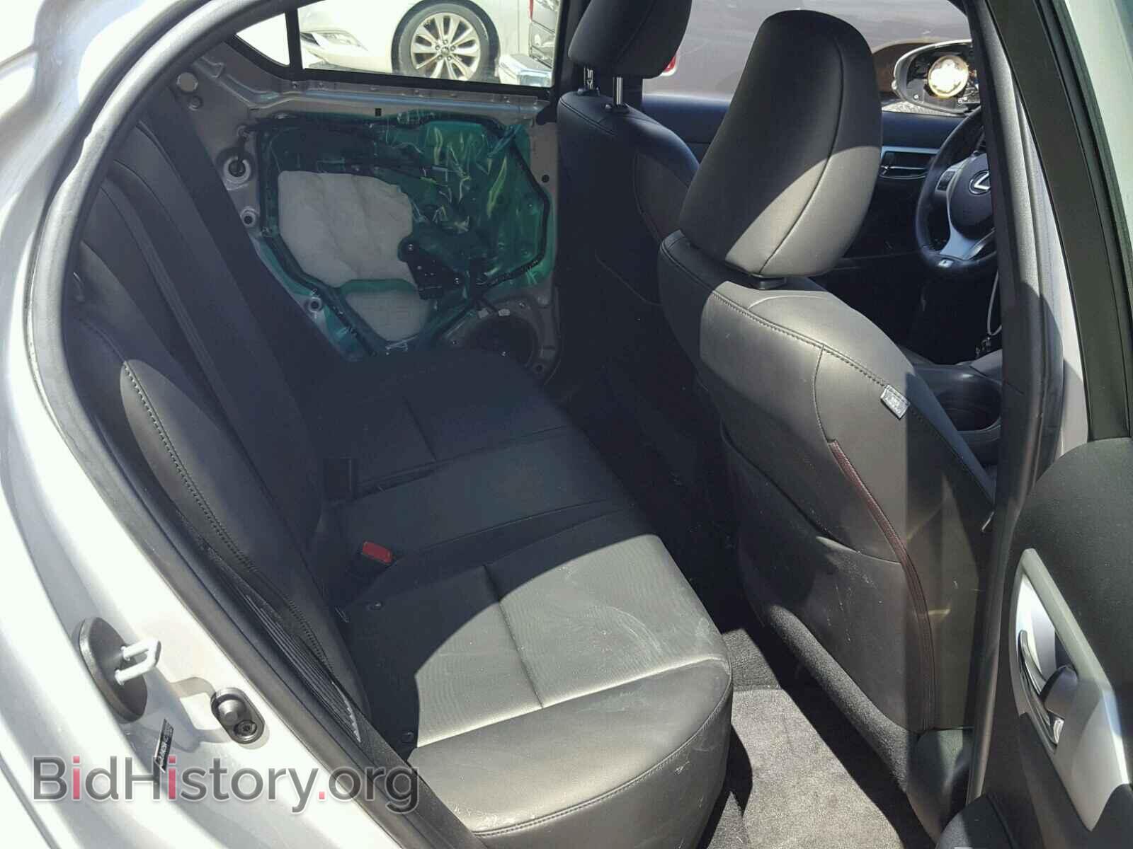 2012 LEXUS CT 200 - VIN: JTHKD5BH4C2101370 - Фото 6