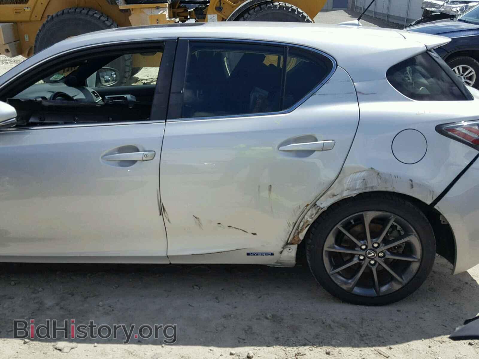 2012 LEXUS CT 200 - VIN: JTHKD5BH4C2101370 - Фото 9