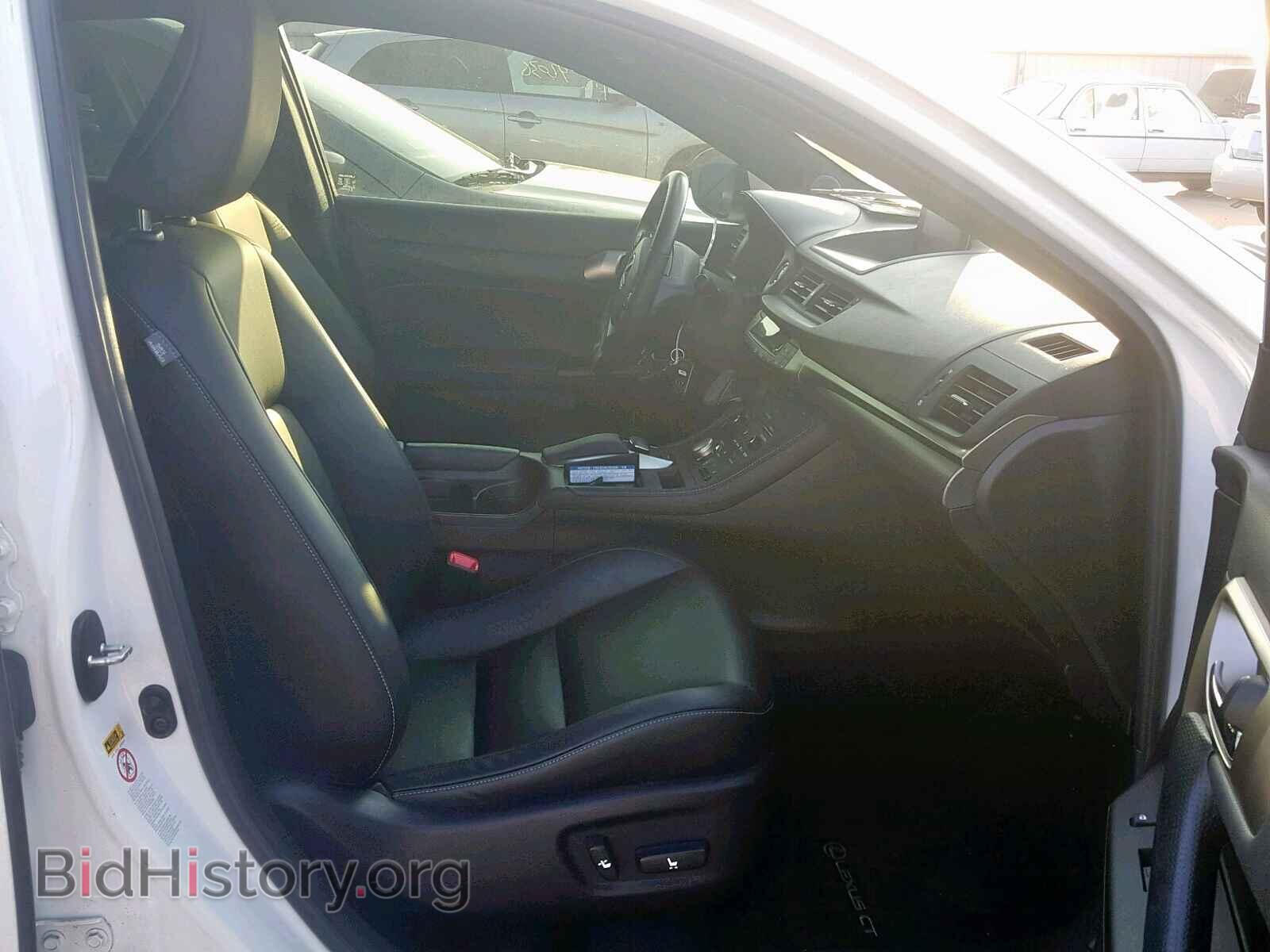 2014 LEXUS CT 200 - VIN: JTHKD5BH3E2202791 - Фото 5