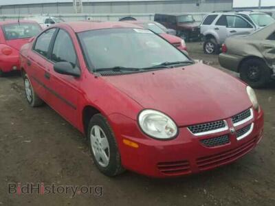 2005 Dodge NEON Neon/SE, red — VIN 1B3ES26C65D118990, Copart