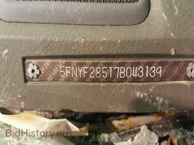 2007 HONDA PILOT - VIN: 5FNYF28517B043139 - Фото 10