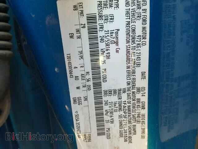 2014 FORD FOCUS - VIN: 1FADP3F27EL281538 - Photo 10
