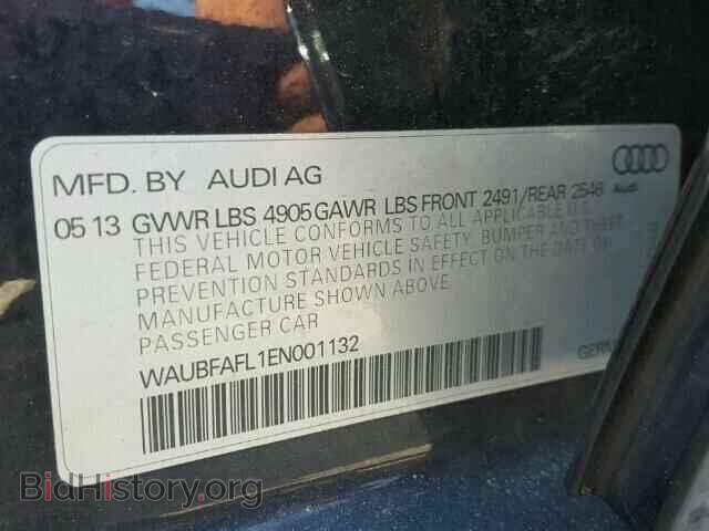 2014 AUDI A4 - VIN: WAUBFAFL1EN001132 - Фото 10