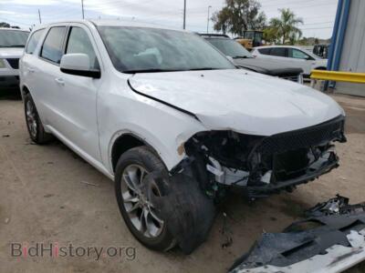 2019 Dodge DURANGO Durango GT, white — VIN 1C4RDHDG9KC779594, Copart