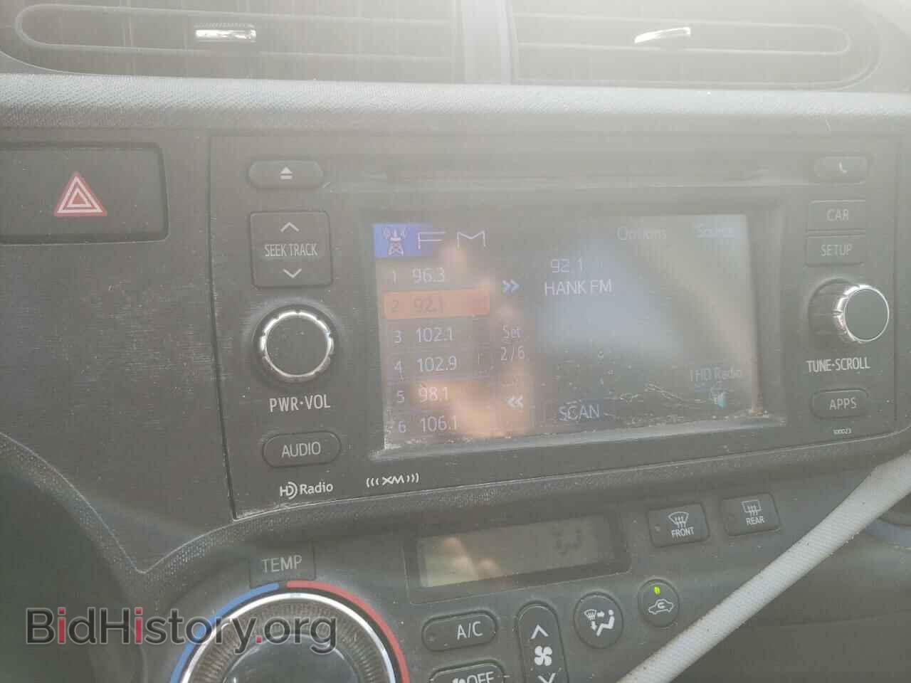 2012 TOYOTA PRIUS - VIN: JTDKDTB33C1004354 - Фото 9