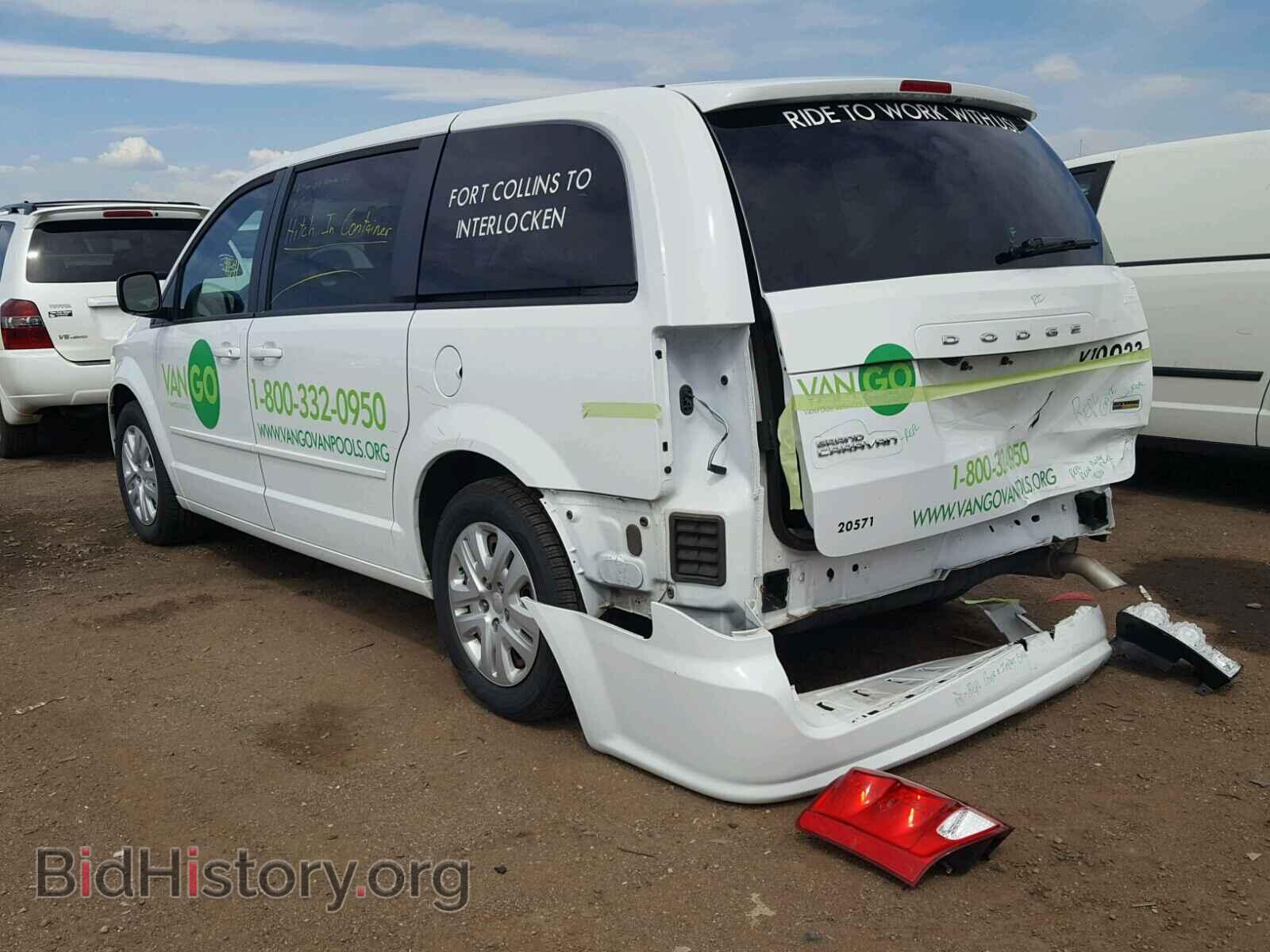2014 DODGE CARAVAN - VIN: 2C4RDGBG4ER393173 - Фото 3