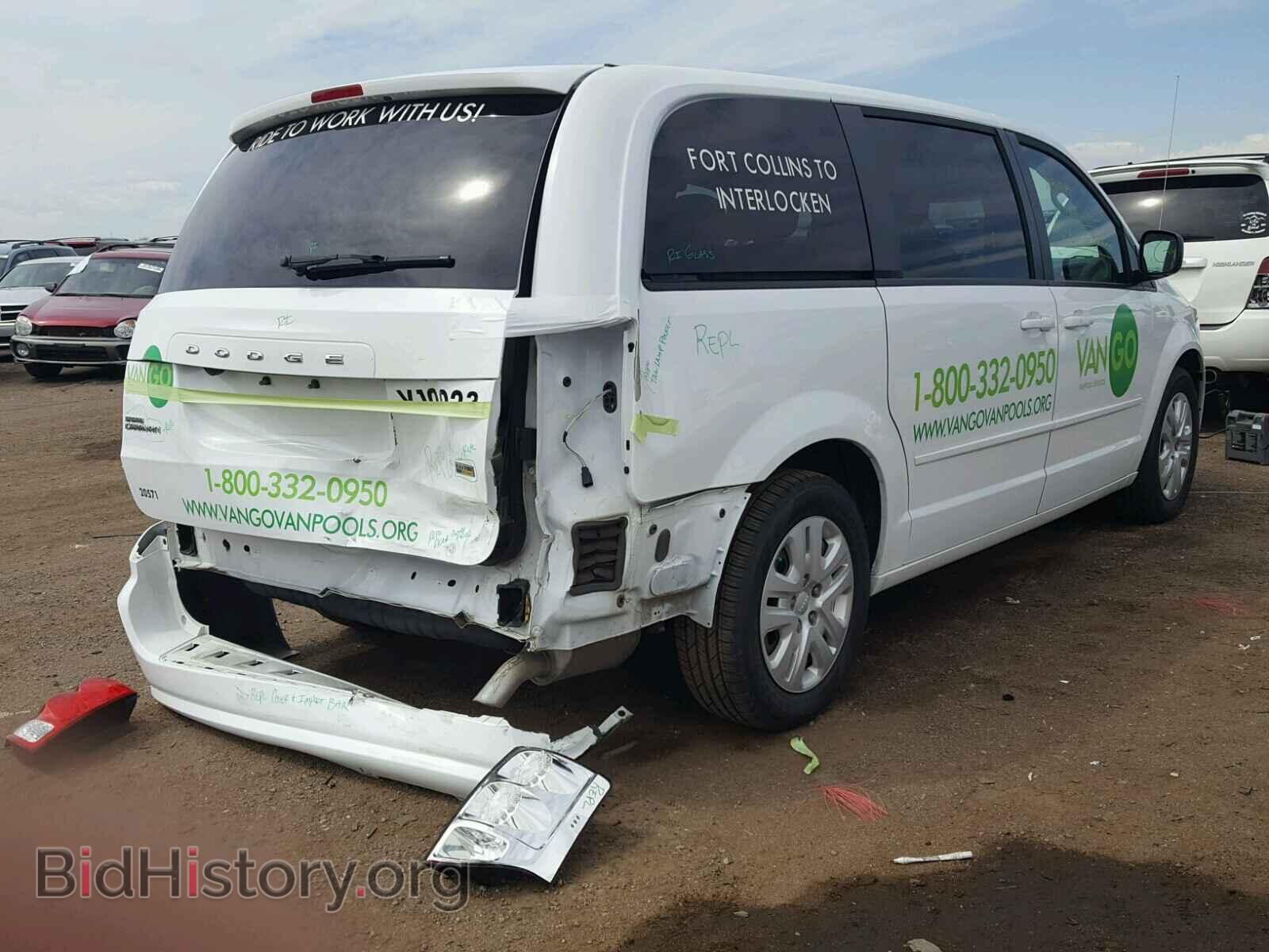 2014 DODGE CARAVAN - VIN: 2C4RDGBG4ER393173 - Фото 4