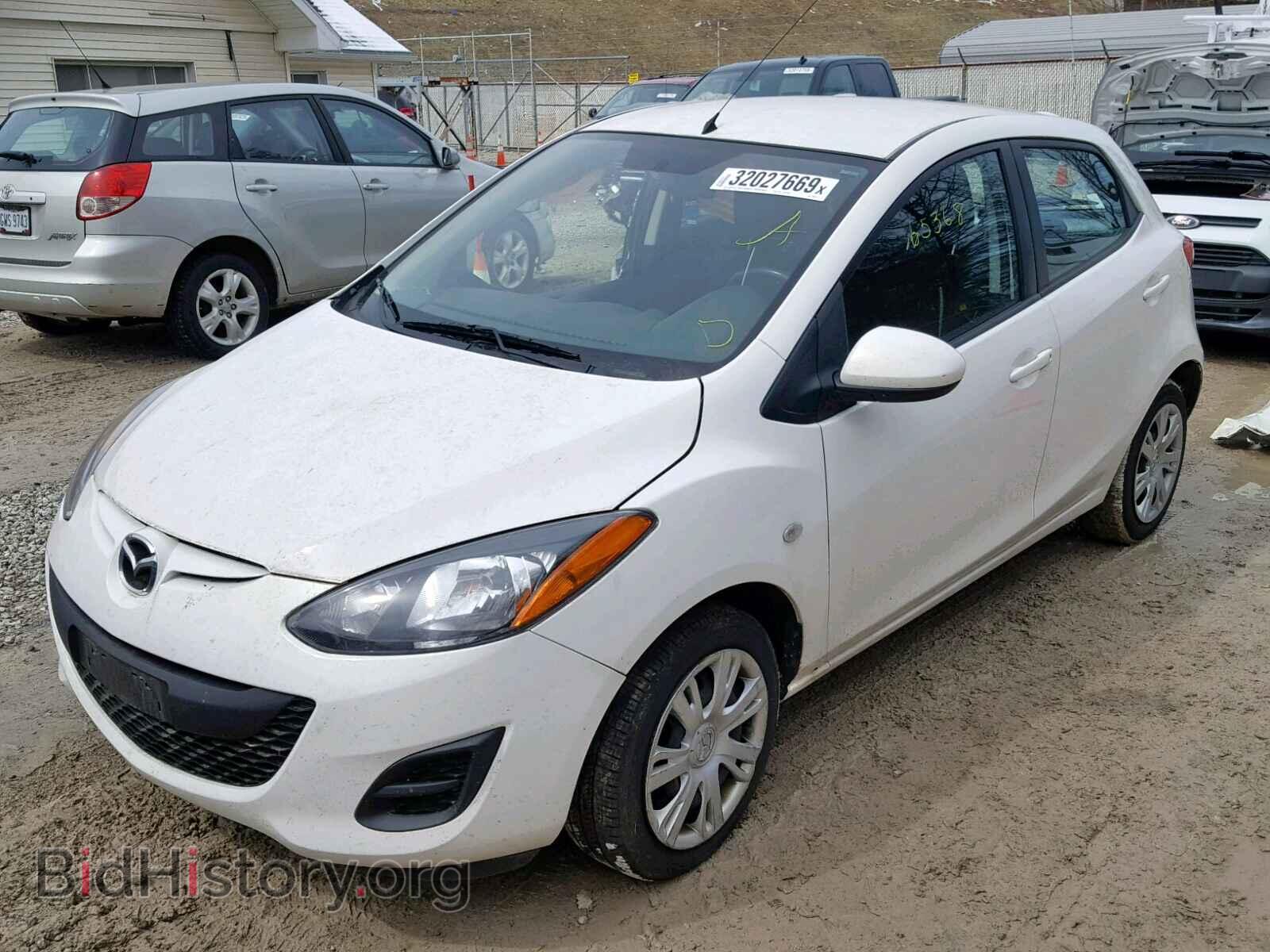 2014 MAZDA 2 - VIN: JM1DE1KY2E0188197 - Фото 2