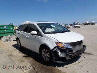 2014 Honda ODYSSEY Odyssey EX, white — VIN 5FNRL5H61EB024093, Copart