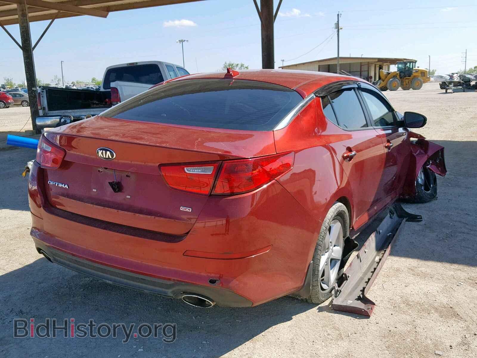 2014 KIA OPTIMA LX - VIN: 5XXGM4A70EG321628 - Фото 4
