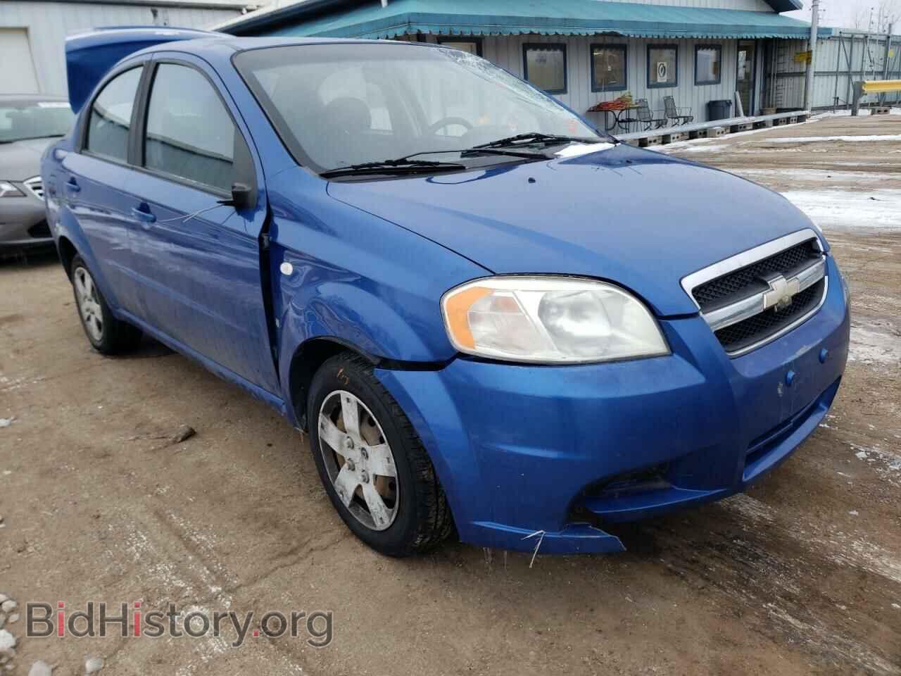 Photo KL1TD56697B162239 - CHEVROLET AVEO 2007