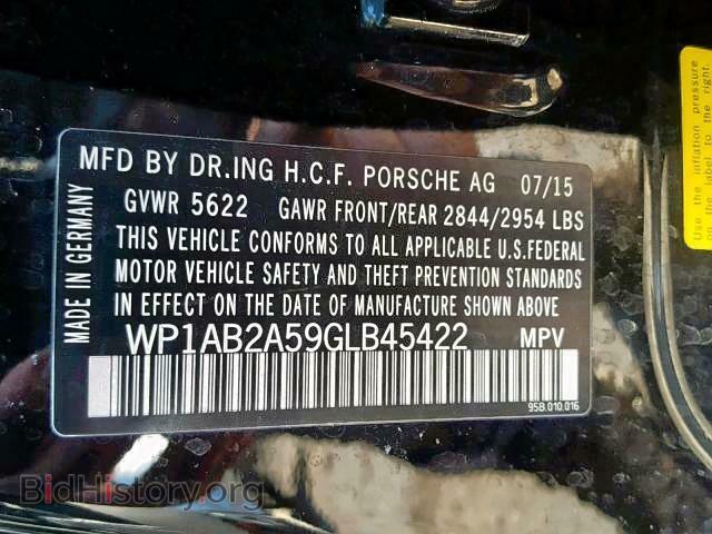 2016 PORSCHE MACAN S - VIN: WP1AB2A59GLB45422 - Photo 10