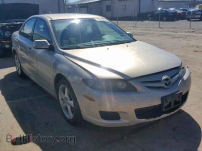 2007 Mazda 6 6 I, золотистый — VIN 1YVHP80C775M43633, Copart