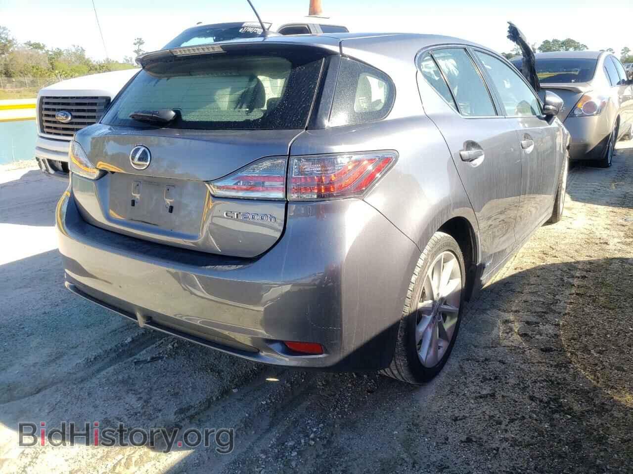 2012 LEXUS CT 200 - VIN: JTHKD5BH2C2112304 - Фото 4