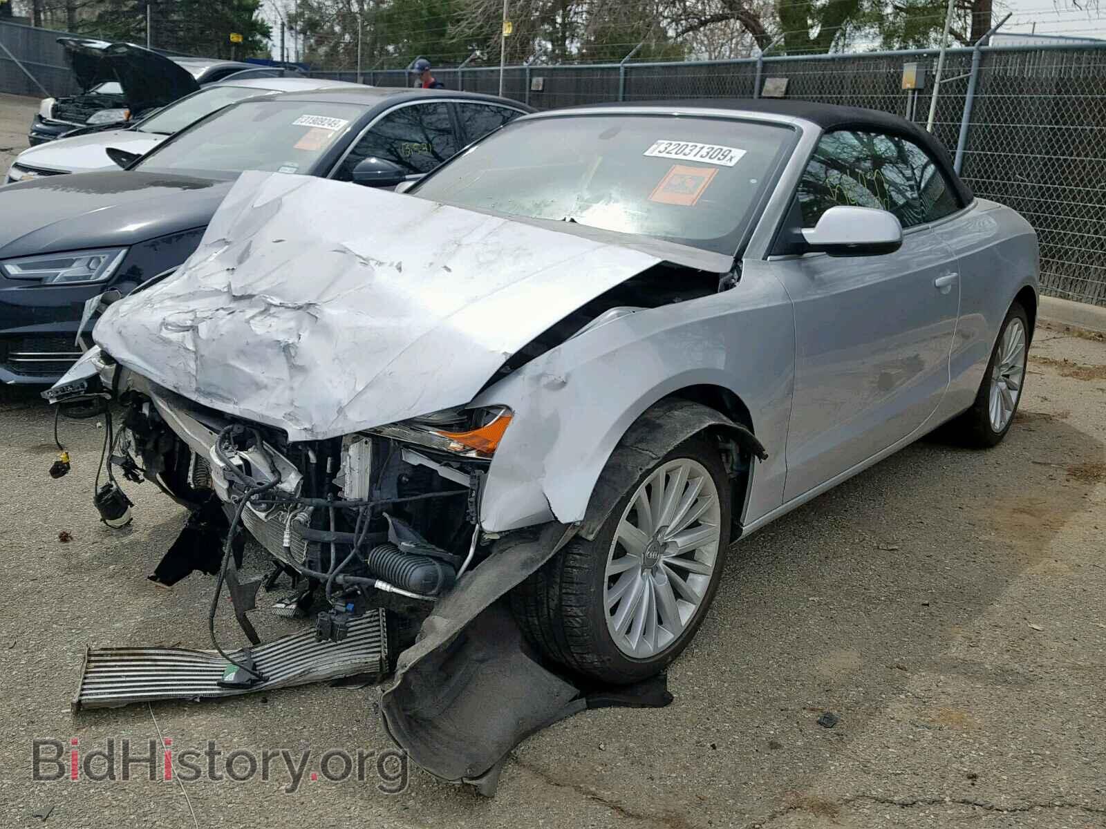 2012 AUDI A5 - VIN: WAUVFAFH1CN004649 - Фото 2
