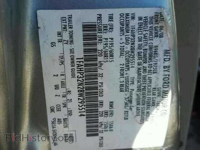 2008 FORD FOCUS - VIN: 1FAHP32N28W295514 - Фото 10