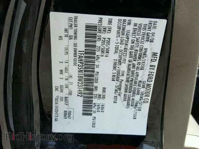 2008 FORD FOCUS - VIN: 1FAHP35N18W231492 - Фото 10