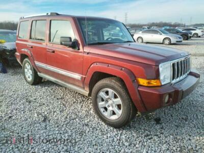 2007 Jeep COMMANDER, burgundy — VIN 1J8HG58P97C615239, Copart