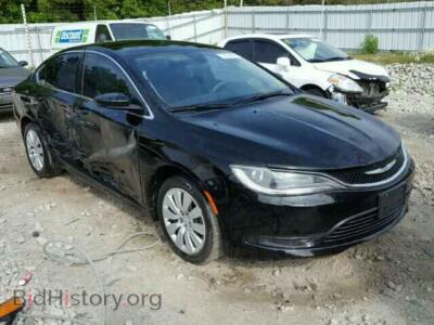 2015 Chrysler 200 200 LX, черный — VIN 1C3CCCFB3FN676182, Copart