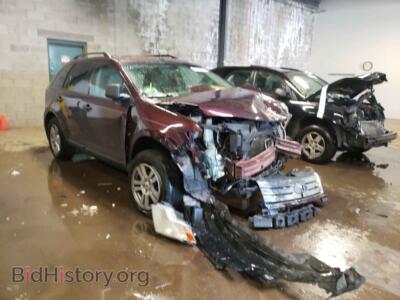 2009 Ford EDGE EDGE SE, бордовый — VIN 2FMDK36C79BB04930, Copart
