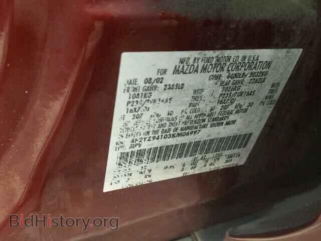 2003 MAZDA TRIBUTE - VIN: 4F2YZ94103KM06997 - Фото 10