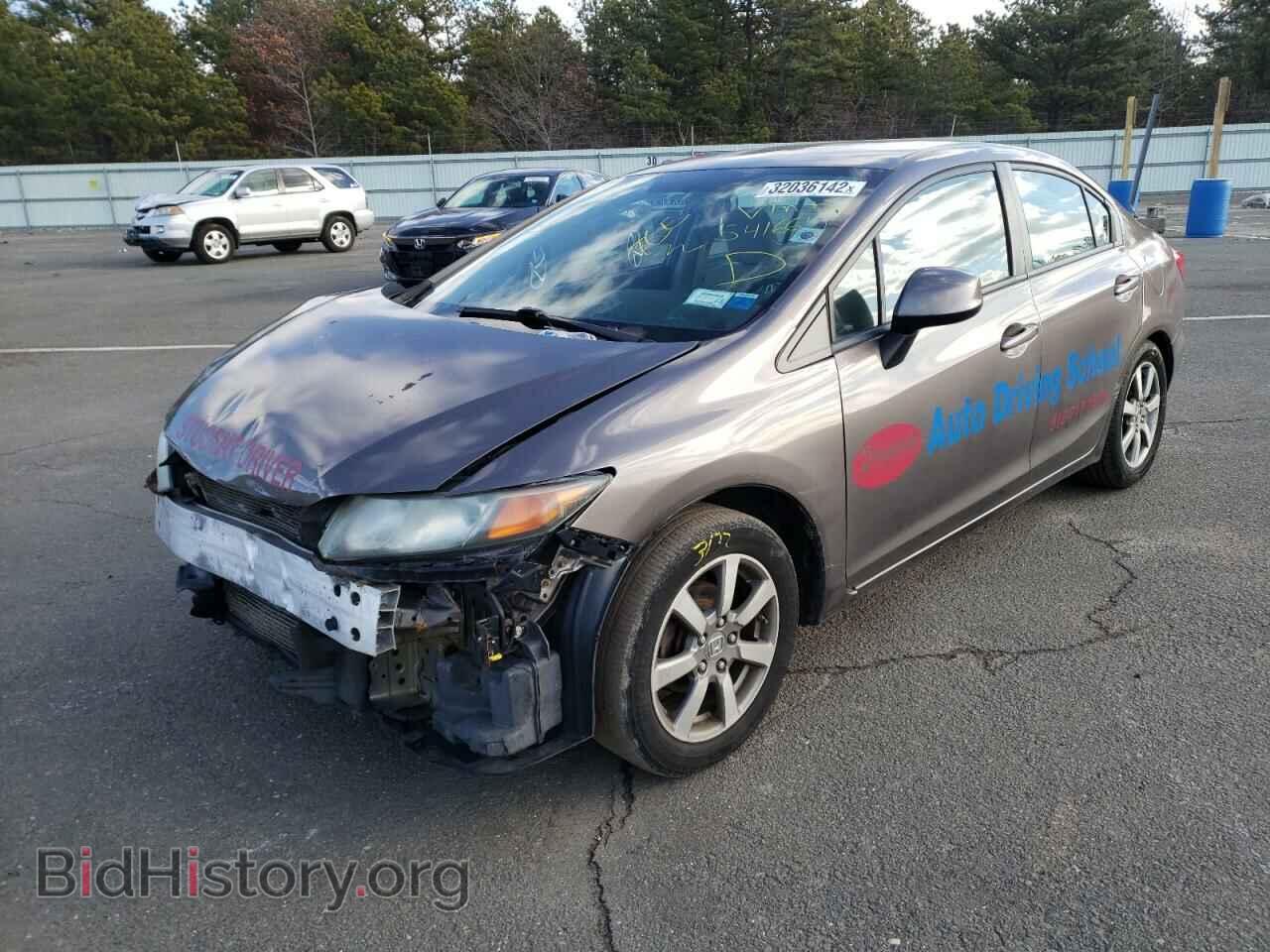 2012 HONDA CIVIC - VIN: 2HGFB2F57CH541664 - Фото 2
