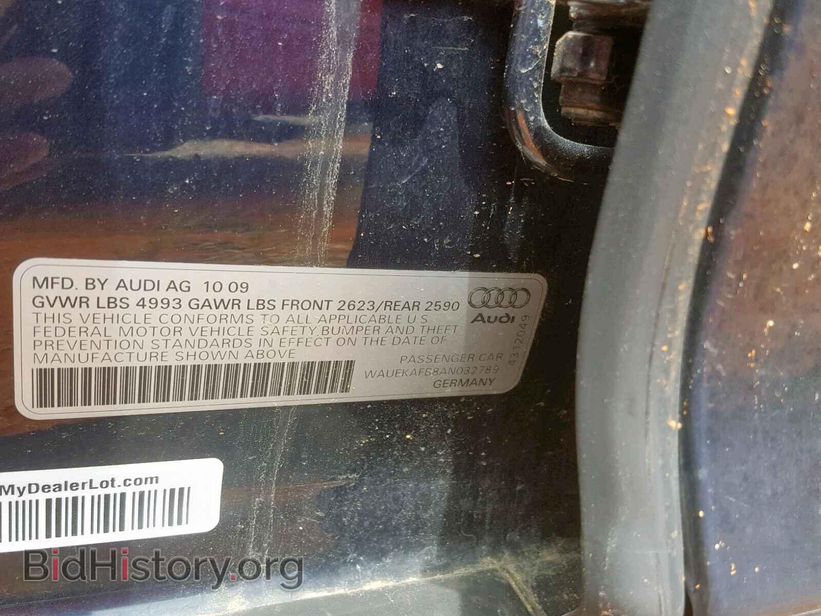 2010 AUDI A6 - VIN: WAUEKAFB8AN032789 - Фото 10
