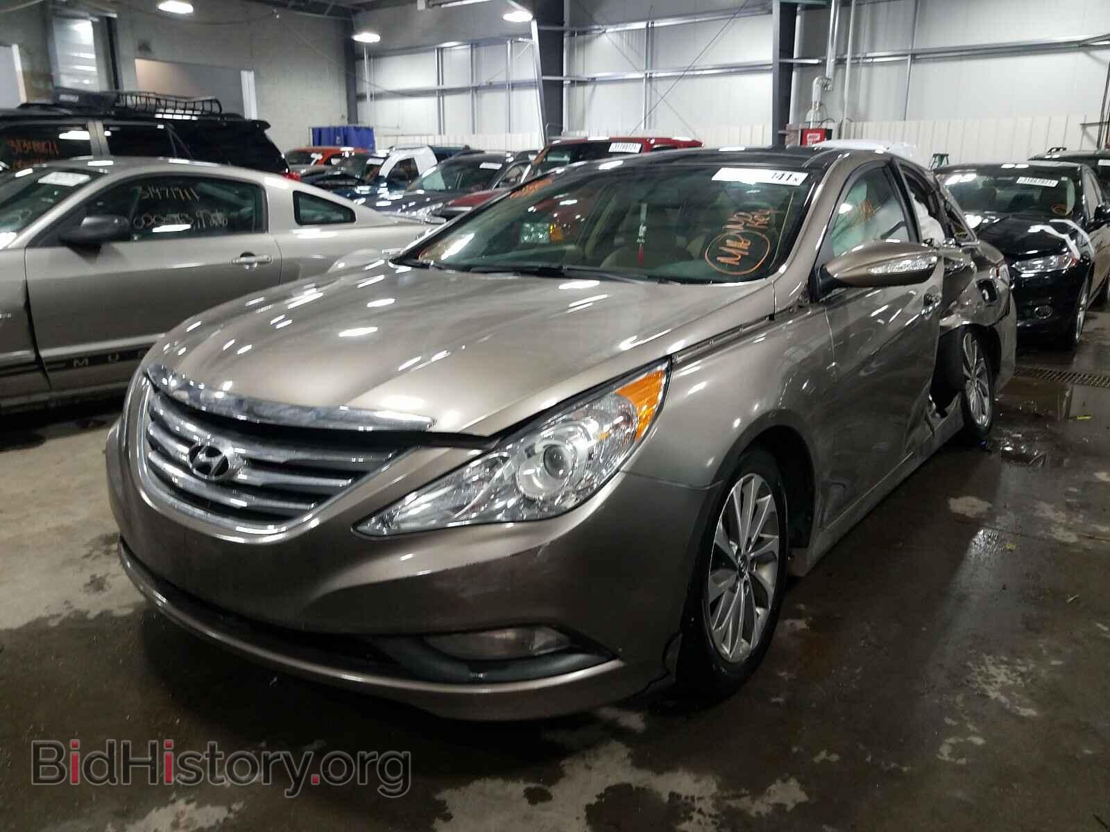 2014 HYUNDAI SONATA - VIN: 5NPEC4AC8EH833701 - Фото 2