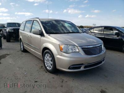 2014 Chrysler MINIVAN Town & COU, gold — VIN 2C4RC1BGXER314685, Copart