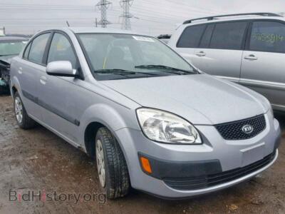 2009 Kia RIO BASE, серебристый — VIN KNADE223796460334, Copart