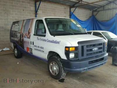 2010 Ford ECONOLINE, white — VIN 1FTNE1EL0ADA83648, Copart