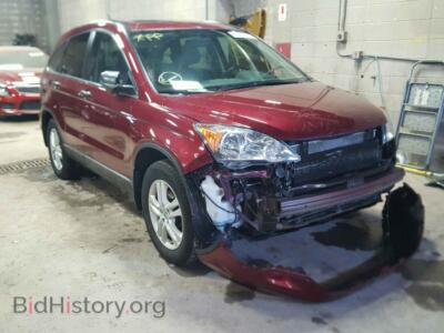 2011 Honda CR-V EX, red — VIN 5J6RE4H5XBL061612, Copart