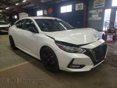 2021 Nissan SENTRA Sentra SR, белый — VIN 3N1AB8DV7MY301690, Copart