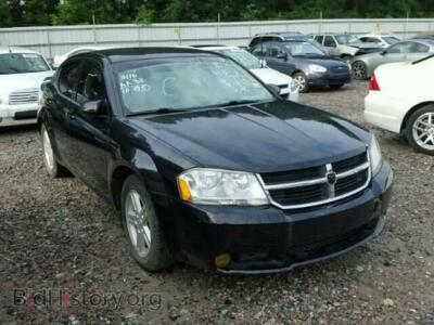 2010 Dodge AVENGER Avenger R/, black — VIN 1B3CC5FB8AN139194, Copart