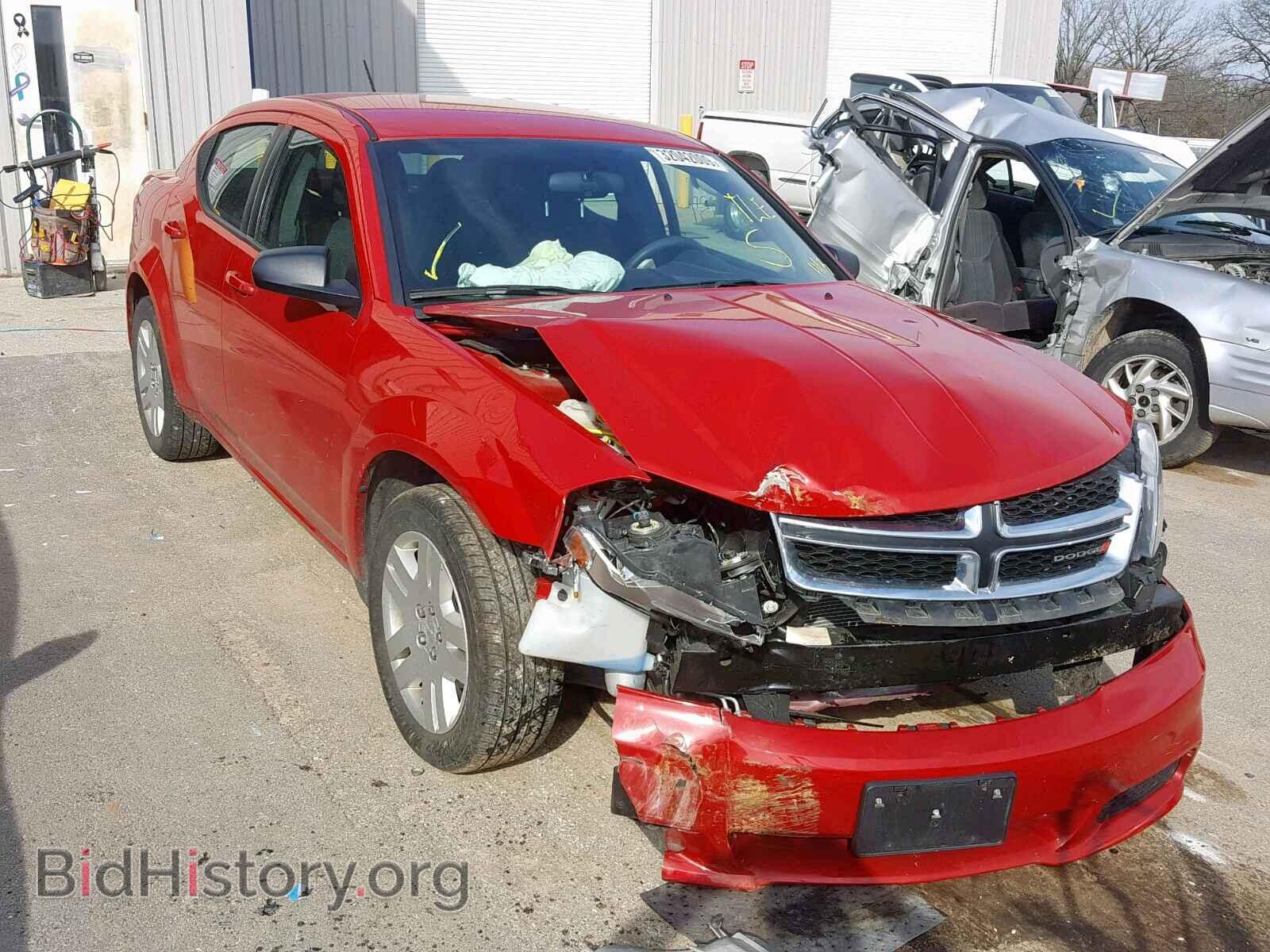 Photo 1C3CDZAB6EN188558 - DODGE AVENGER 2014