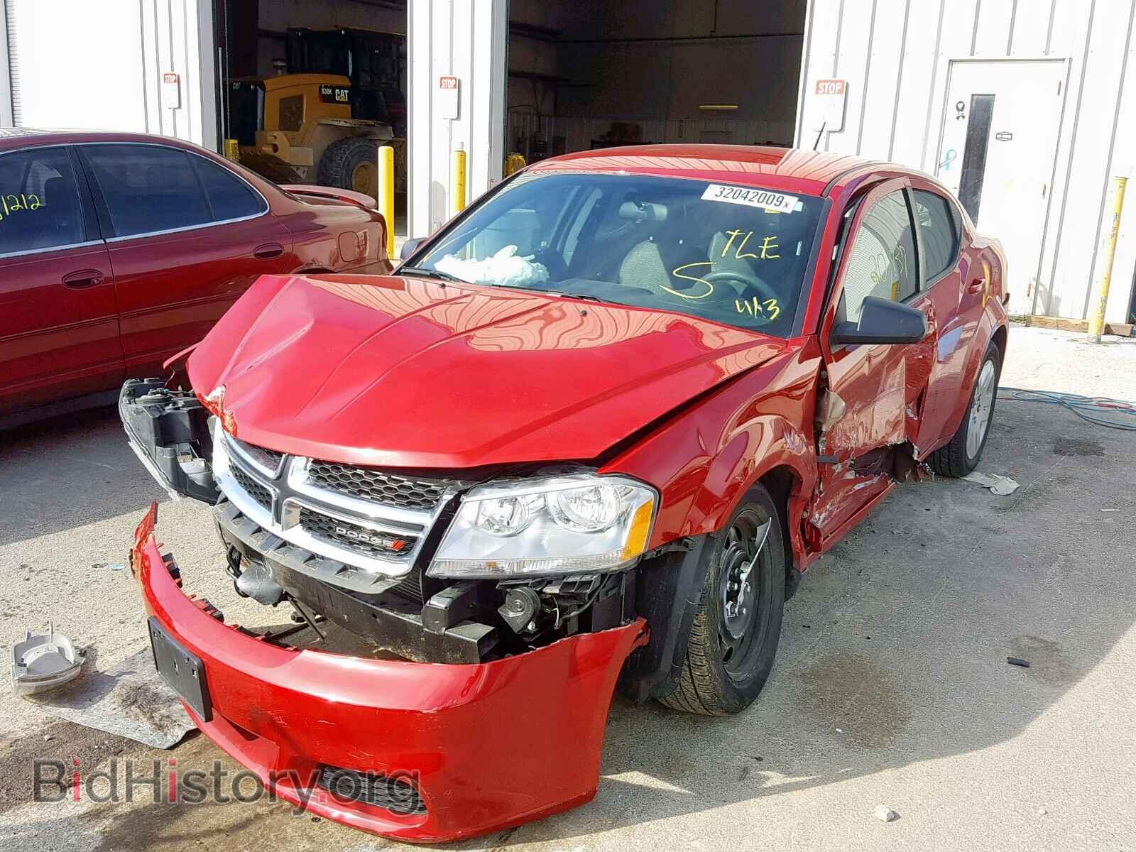2014 DODGE AVENGER - VIN: 1C3CDZAB6EN188558 - Фото 2