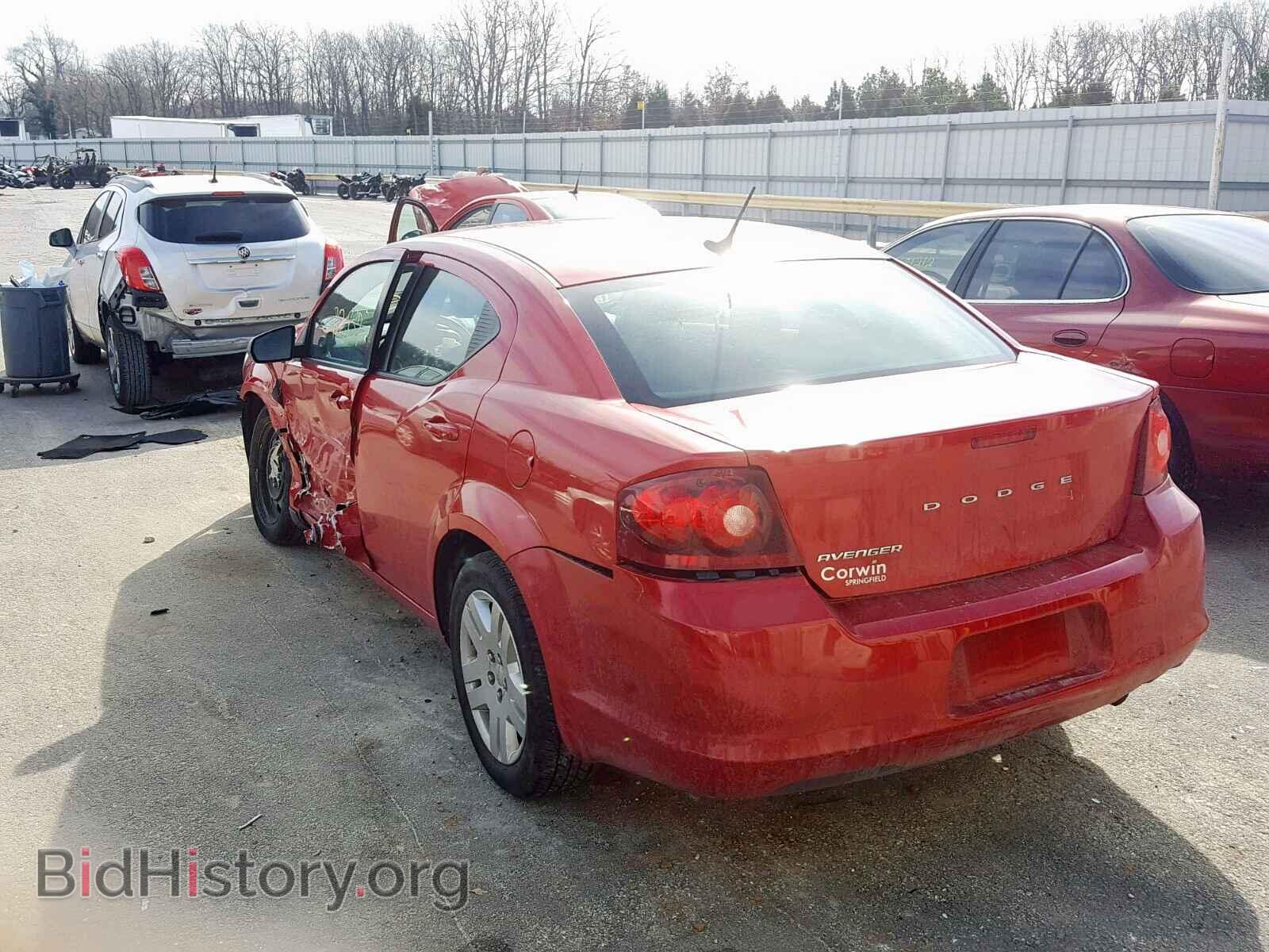 2014 DODGE AVENGER - VIN: 1C3CDZAB6EN188558 - Фото 3