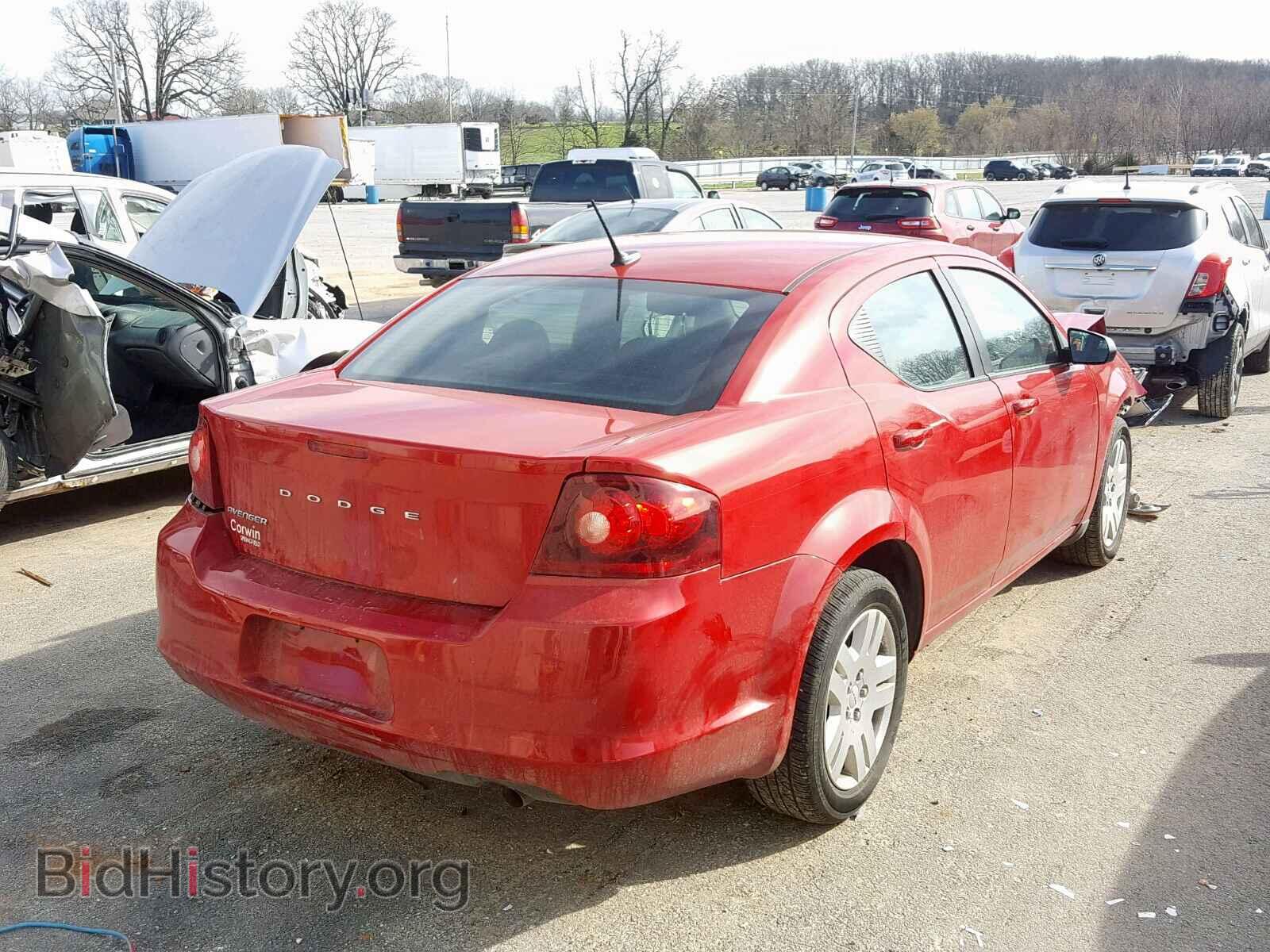 2014 DODGE AVENGER - VIN: 1C3CDZAB6EN188558 - Фото 4