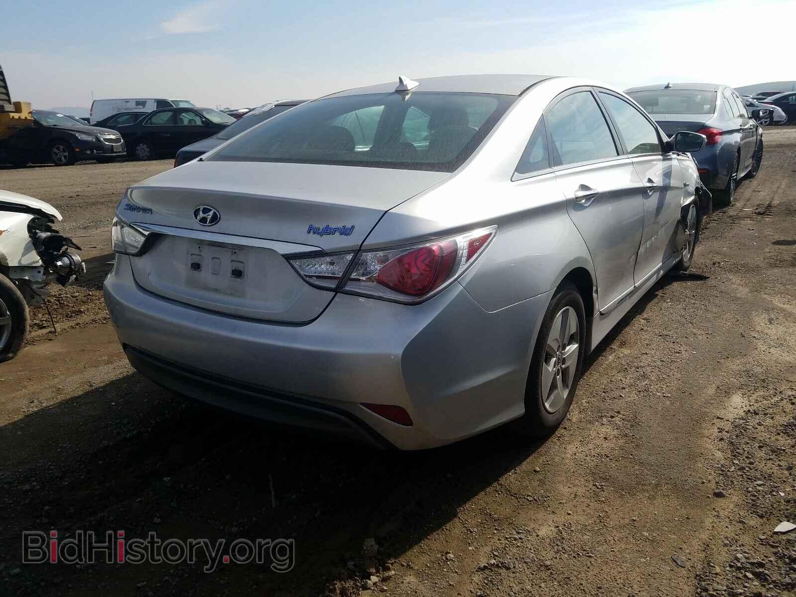 2012 HYUNDAI SONATA - VIN: KMHEC4A41CA055900 - Фото 4
