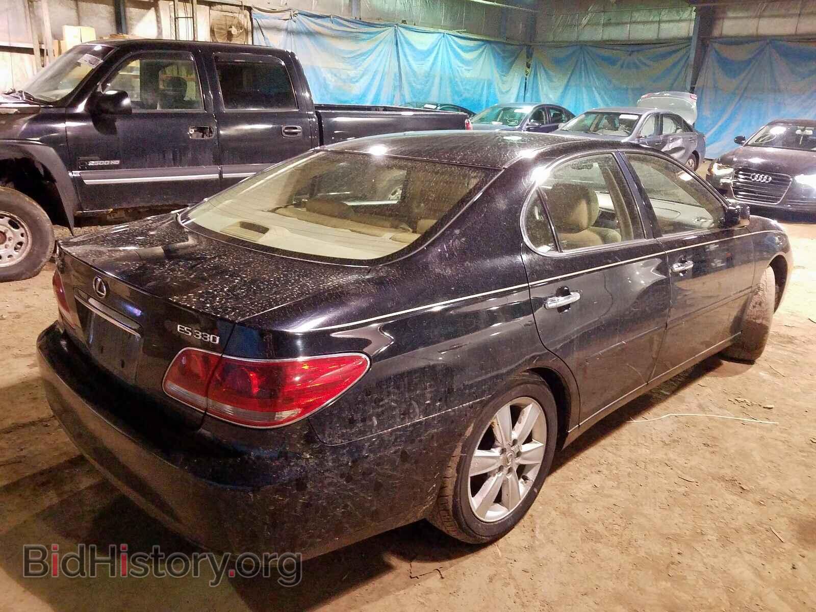 2005 LEXUS ES330 - VIN: JTHBA30G555076603 - Фото 4
