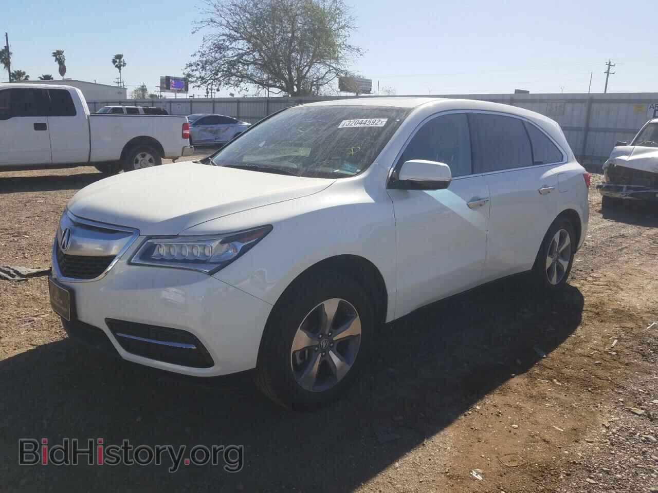 2016 ACURA MDX - VIN: 5FRYD3H24GB022026 - Фото 2