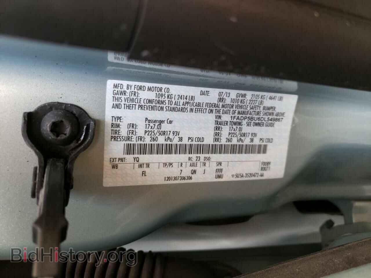 2013 FORD CMAX - VIN: 1FADP5BU6DL549867 - Фото 10