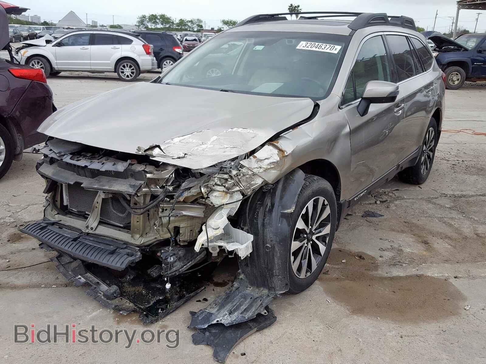 2016 SUBARU OUTBACK - VIN: 4S4BSBNC9G3262167 - Фото 2